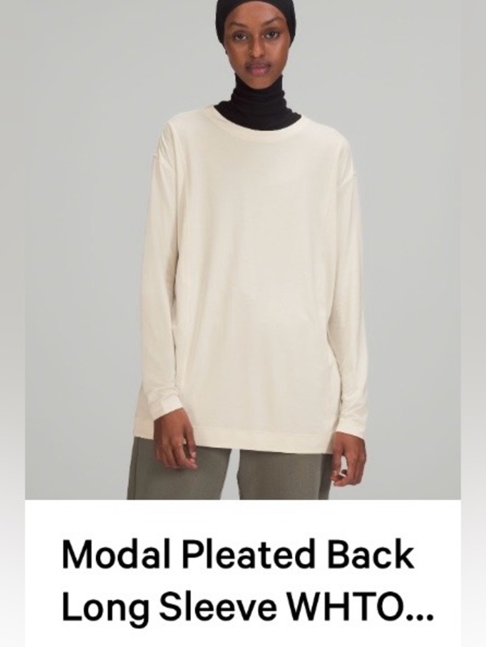 Lululemon Long Sleeve Modal Top